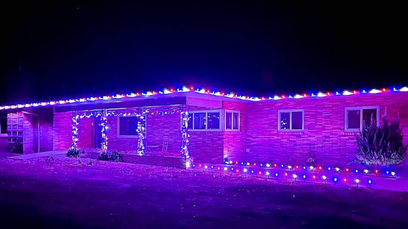 Christmas light installation in Walnut Creek, CA