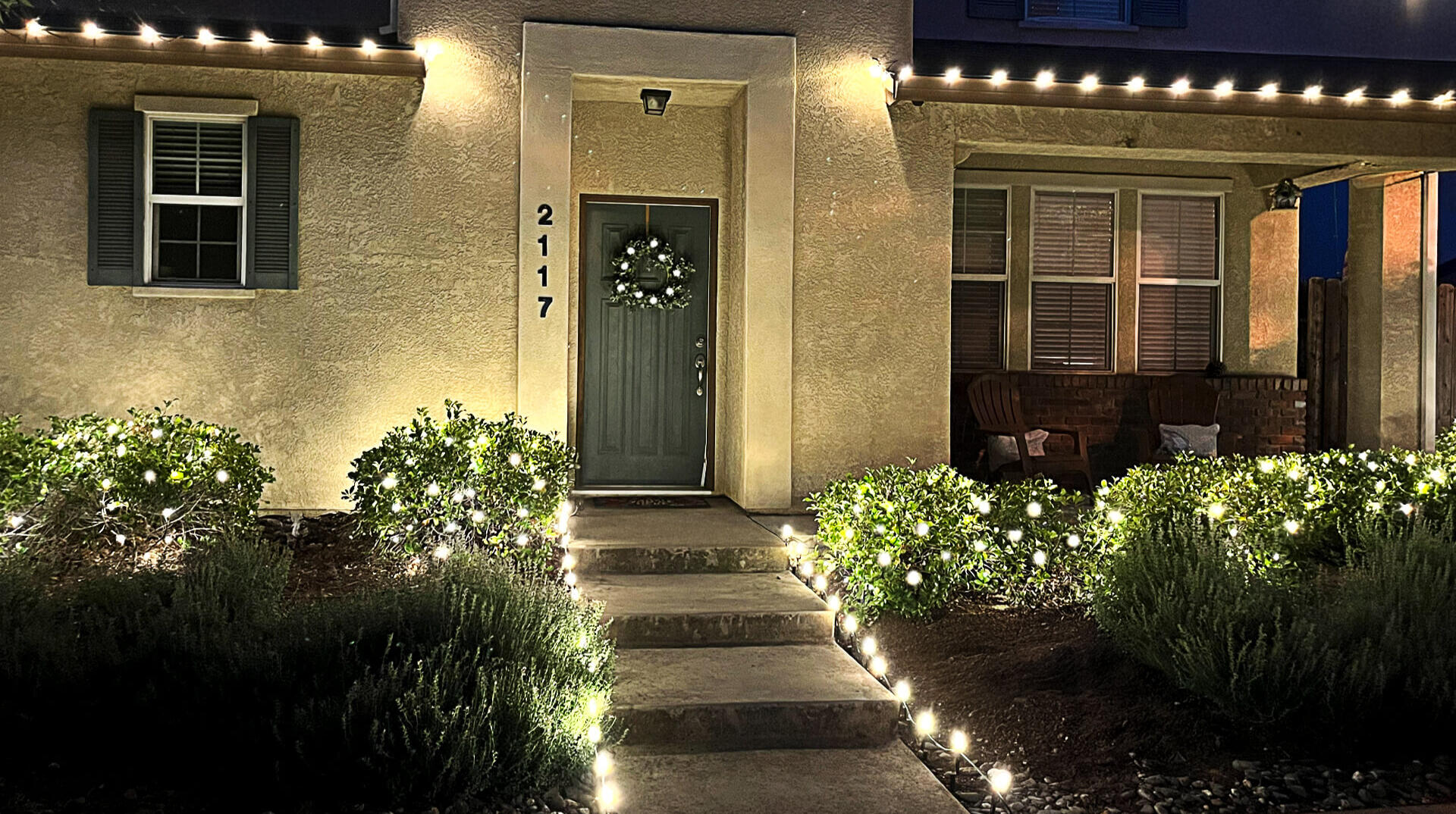 Christmas light installation - Liberty Lightworks - Benicia, CA